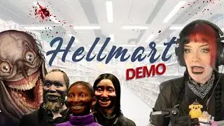 HELLMART DEMO | Steam Next Fest | Indie Horror | First Playthrough | Plebbeee