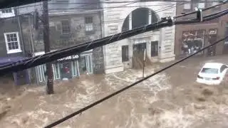 Flash Floods Sweep Away Cars in Ellicott City, Maryland