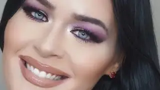 LA COLORS EYESHADOW TUTORIAL! EASY DRUGSTORE PURPLE CUT CREASE!!