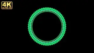 rotation circle animation black screen | motion graphic background | rotation circle 4k use for edit