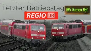 Letzter Betriebstag von DB Regio auf dem RE4 Dortmund-Aachen mit der BR 111