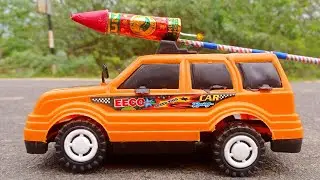 Rocket On a Car | Rocket Powered Toy Car