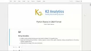 Learn Python Q&A Style | FAQs on String Manipulation | find, partition, index, split, f string