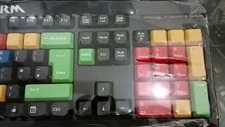 RM Multi Colour Keyboard 100% Original Stock USB Wired & Professional Keyboard