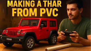 Making A Thar From PVC With DC gear motor || how to make thar at home 