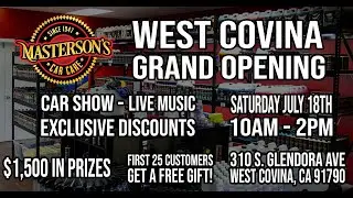 Masterson's Car Care West Covina Detailing Superstore - Grand Opening Event!