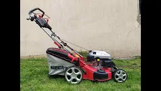 Hecht 5534 sx 5in1. kicsomagolás, TESZT, Önjárós fűnyíró