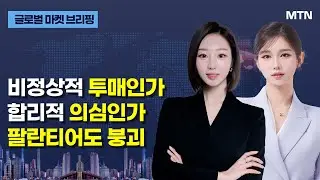 [글로벌 마켓 브리핑] 비정상적 투매인가 합리적 의심인가 팔란티어도 붕괴 / 머니투데이방송 (증시, 증권)