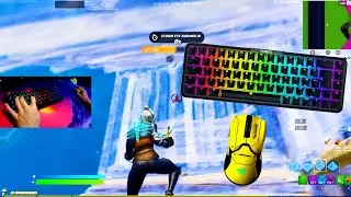 Fnatic Streak65 ASMR Chill🤩Satisfying Gameplay Keyboard Fortnite 240 FPS Smooth 4K