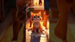 Chor Billi Ka Milk Accident 😹 | Funny Cat Short | Cute 3D Cartoon Story