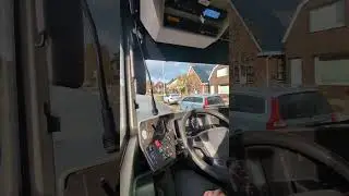 Over de grens, volledige video komt!!! #buschauffeur #qbuzz #pov #volvobus #friesland #qbuzzgd