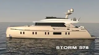 The STORM S-78 lying at anchor (animation)
