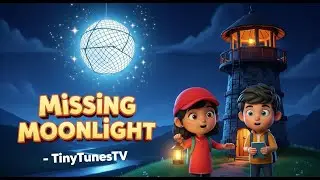 The Mystery of the Missing Moonlight &ndash; A Suspenseful Cartoon Story for Kids