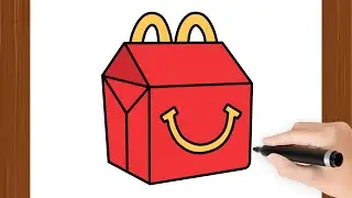How To Draw a HAPPY MEAL I Easy
