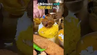 Ultimate Shareable Bengali thali #minivlog #bengalithali #food