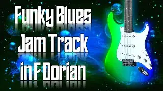 Funky Blues Jam Track in F Dorian 🎸 Guitar Backing Track