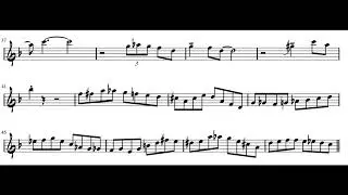 Paris - Mike DiRubbo Alto Saxophone Solo Transcription