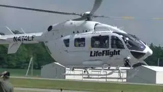 Messerschmitt MBB BK-117 C-2, EC-145 Helicopter. Life Flight. ADAC. Start up.