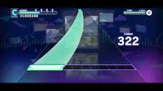 프로세카) 노말 하츠네 미쿠의 격창 14렙 707풀콤보 달성! (#180)