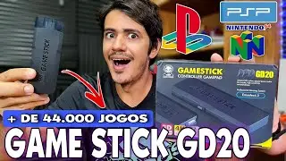 NOVO GAME STICK GD20 4K DO ALIEXPRESS - BOM E BARATO D+ SÓ R$155,00 REAIS