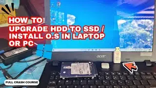 Paano Mag Upgrade ng HDD into SSD sa Laptop or PC / Crash Course Turuan ko kayo Install Windows O.S