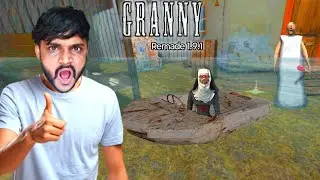 Playing As Evil Nun In Granny Boat House | Granny Remade 