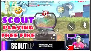 Scout Playing Free Fire First Time | Pubg Competitive Player Free Fire Ft-scOut | Full Gameplay