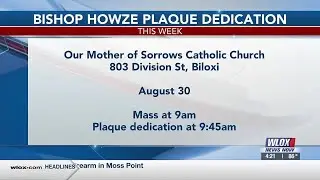 Catholic Archdiocese of Biloxi honoring America's first black Catholic bishop with plaque dedicat...