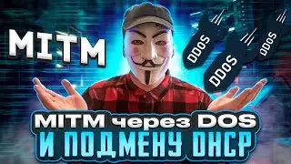 MITM via DOS and DHCP spoofing (Ethernet)