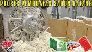 PROSES PRODUKSI PEMBUATAN SABUN BATANGAN DI PABRIK MODERN | RAHASIA DIBALIK SABUN BATANG