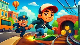 Bus and Subway Runner 🏃&zwj;♂️ Бесконечная погоня на ховерборде | Убегайте от полиции и взлетайте выс...
