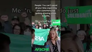 Unionizing the workplace? Yes please! #afscme #unionstrong