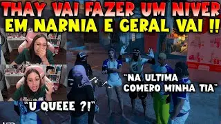 NARA NA RESENHA COM A THAY, ELA VAI FAZER UM NIVER EM NARNIA 👀🔥 - KOGA GTA RP CLIPS