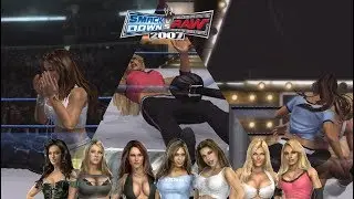 Smackdown vs Raw 2007 | All The Divas Low Blow, Dirty Move