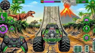 Monster Truck Stunt Game 🚛🔥 Mega Ramp Crashes & Extreme Racing Gameplay