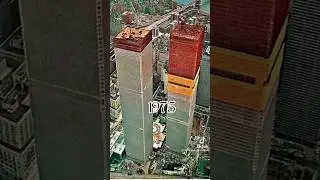 Twin Towers through the years/building process #twintowers #newyork #life