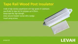 10 -Tape Rail Wood Post Insulators, Tape Rail Wood Post Insulator, Wood Post tape insulator