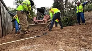 job site cleanup continues