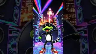 Sky High Dance Party! 🏙️ Froggy Funk Lights Up the Rooftop#RooftopRave #FroggyFunk #DanceMadness