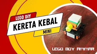 Lego Kereta Kebal Mini Tank DIY | Stop motion video | Cara pasang cara buat lego