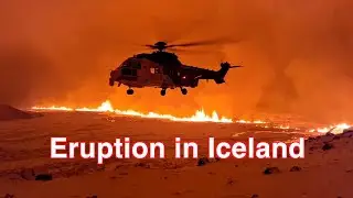 Lava flowed into Grindav&iacute;k Iceland on 14 January 2024  - Town evacuated 4K