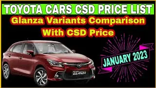 Toyota car csd price list January 2023 || new csd price 2023 || Glanza csd price 2023 || CSD Cars