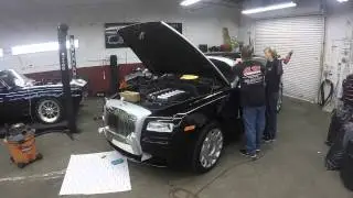 Rolls Royce Ghost Hood Vinyl Wrap