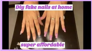 DIY Nail Extensions At Home |Super Affordable| Ria Sehgal|