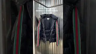 Wear Gucci down jacket and enjoy top-notch goose down warm protection#gucci