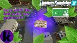 Fs22 Micro ferme Bio! Episode 11: On fait les gateaux! Les serres, la farine, le sucre et les poules