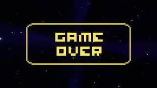 Bit.Trip Runner in Bit.Trip ReRunner: GAME OVER MAN, GAME OVER.
