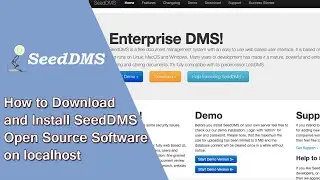 How to Download and Install SeedDMS Open Source Software on localhost  (WAMP server)