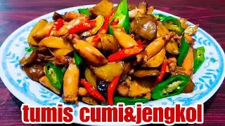 Sweet and spicy stir-fried squid and jengkol