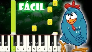 Gallina Pintadita 4 | Piano Tutorial F&Aacute;CIL | Cover | Karaoke